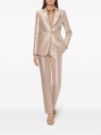 Alberta Ferretti 미카도 새틴 팬츠 | 뉴트럴 | FARFETCH KR