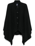 Yohji Yamamoto 버튼 업 케이프 | 블랙 | FARFETCH KR