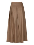 S Max Mara 플리츠 미디 스커트 | 브라운 | FARFETCH KR