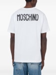 Moschino 슬로건 프린트 티셔츠 | 화이트 | FARFETCH KR