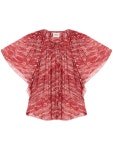 MARANT ÉTOILE 네슬리아 블라우스 | 레드 | FARFETCH KR