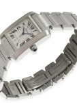Cartier 2000-2009 Pre-Owned 탱크 프랑세즈 28mm | 화이트 | FARFETCH KR