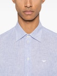 Emporio Armani 스트라이프 셔츠 | 블루 | FARFETCH KR