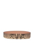 DRIES VAN NOTEN 스네이크 스킨 벨트 | 뉴트럴 | FARFETCH KR