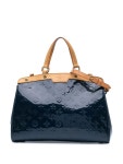 Louis Vuitton Pre-Owned 2013 모노그램 베르니 브레아 MM 사첼 백 | 블루 | FARFETCH KR