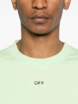 Off-White 오프 스탬프 티셔츠 | 그린 | FARFETCH KR