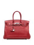 Hermès Pre-Owned 2007 토고 버킨 리토른 35 핸드백 | 레드 | FARFETCH KR