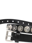 Ann Demeulemeester 카리너스 스터드 레더 벨트 | 블랙 | FARFETCH KR