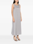 MOUTAKI Satin Midi Dress | 그레이 | FARFETCH KR