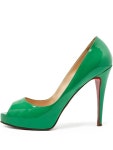 Christian Louboutin Pre-Owned 레더 힐 펌프스 | 그린 | FARFETCH KR