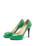 Christian Louboutin Pre-Owned 레더 힐 펌프스 | 그린 | FARFETCH KR