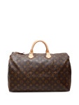 Louis Vuitton Pre-Owned 1998 모노그램 스피디 40 핸드백 | 브라운 | FARFETCH KR