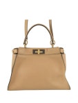 Fendi Pre-Owned 2000-2025 미디엄 레더 셀러리아 피카부 아이코닉 사첼 백 | 브라운 | FARFETCH KR