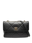 CHANEL Pre-Owned 2019 퀼팅 램스킨 트렌디 CC 플랩 숄더 백 | 블랙 | FARFETCH KR