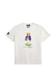Polo Ralph Lauren X 윔블던 2026 클래식 핏 베어 프린트 티셔츠 | 화이트 | FARFETCH KR
