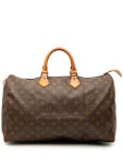 Louis Vuitton Pre-Owned 1998 모노그램 스피디 40 보스턴 백 | 브라운 | FARFETCH KR