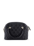 CHANEL Pre-Owned CC 돔 지퍼 쇼핑 퀼팅 램스킨 미니 크로스 백 | 블랙 | FARFETCH KR