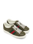 Gucci Pre-Owned 에이스 GG 수프림 스니커즈 | 그린 | FARFETCH KR