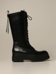 Shop Now For The O-ring Leather Riding Boot - Purple - RED Valentino Boots | AccuWeather Shop RED Valentino O-ring Leather Riding... 