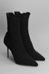 Balmain Pointed Toe Ankle Boots In Black | ModeSens