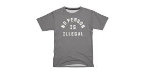 AguLuque no-person-is-illegal womens cut-sew No Person is Illegal | Agu Luques Artist Shop