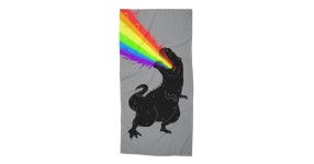 Technicolour Rex | Beach Towel  | Threadless Artist Shop Technicolour Rex | Threadless Artist Shop