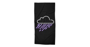 Purple Rain | Beach Towel  | Threadless Artist Shop Purple Rain | Threadless Artist Shop