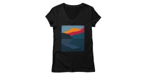 bulo yellow-hill womens v-neck Yellow Hill | bulo