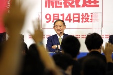 Suga poised to win LDP leadership poll after securing far over half of votes to be cast | The Japan Times Suga poised to win LDP... 