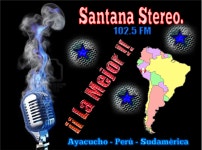 Live 102.5 FM | Radio Santana | 42 즐겨찾기 | TuneIn Radio Santana 102.5 FM, 102.5 FM, Ayacucho, 페루 | 무료 인터넷 라디오... 