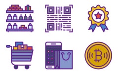Space Icon Pack | Lineal Color | 30 .SVG Icons 30 free icons of Space designed by prettycons