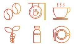 모꼬라이프 | Graph Icon Pack | Gradient | 36 .SVG Icons 36 free icons of Graph designed by itim2101