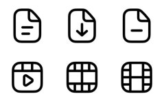 Other 아이콘 패키지 | Black outline | 46 .SVG 아이콘 Icon Desai 아티스트가 디자인한 46종의 무료 Other 아이콘