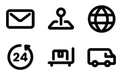 Comunication Icon Pack | Outline | 99 .SVG Icons 99 free icons of Comunication designed by Yogs144