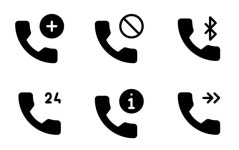 Office 아이콘 패키지 | Black fill | 20 .SVG 아이콘 UIUX Mall 아티스트가 디자인한 20종의 무료 Office 아이콘