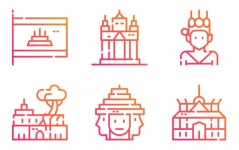 Kid hobby 아이콘 패키지 | Lineal Gradient | 35 .SVG 아이콘 mangsaabguru 아티스트가 디자인한 35종의 무료 Kid hobby 아이콘
