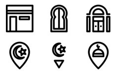Emoticon 아이콘 패키지 | Basic Outline | 50 .SVG 아이콘 msidiqf 아티스트가 디자인한 50종의 무료 Emoticon 아이콘