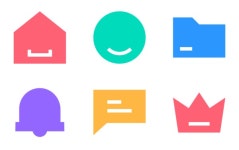 Ui 아이콘 패키지 | Flat | 25 .SVG 아이콘 feen 아티스트가 디자인한 25종의 무료 Ui 아이콘