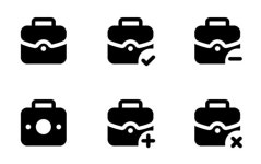 Security Icon Pack | Glyph | 32 .SVG Icons 32 free icons of Security designed by SeyfDesigner