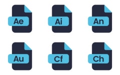 File format Icon Pack | Color fill | 35 .SVG Icons 35 free icons of File format designed by shohanur.rahman13