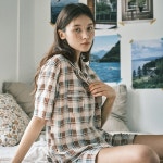LF스퀘어 공식 온라인몰 레몬드 반팔 여성페어 오트밀