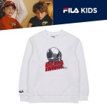 LF스퀘어 공식 온라인몰 [하프클럽/휠라]휠라 키즈 - 긴팔 맨투맨티셔츠 FK2POC4101X_OWH_P330704971
