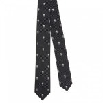 LF스퀘어 공식 온라인몰 [알렉산더맥퀸] 스컬 폴카 도트 184303 4Q053 1077 실크 넥타이