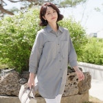 LF스퀘어 공식 온라인몰 [하프클럽/조이마담]J3197 아웃포켓 남방겸 코트_P339234455