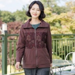 LF스퀘어 공식 온라인몰 [하프클럽/조이마담]J3247 레이스 스트링카라 점퍼_P347272047
