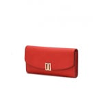 LF스퀘어 공식 온라인몰 [닥스ACC] WCWA2F450R2 [22FW][populet]레드 DD로고 소가죽 장지갑