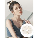 LF스퀘어 공식 온라인몰 [제이에스티나] LALA J 쉬폰 헤어 스크런치 - 화이트 (JALJHS3BS805FA000)