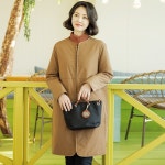 LF스퀘어 공식 온라인몰 [하프클럽/조이마담]J3294 모던 라운드 퍼 코트_P352012652