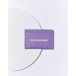 LF스퀘어 공식 온라인몰 22SS [질바이질스튜어트] 바이올렛 로고배색 소가죽 카드지갑 JLHO2E702
