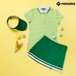 LF스퀘어 공식 온라인몰 [레노마골프] 24SS 여성 밑단 테이프 배색 플리츠 큐롯 (RWPCN5524_804)